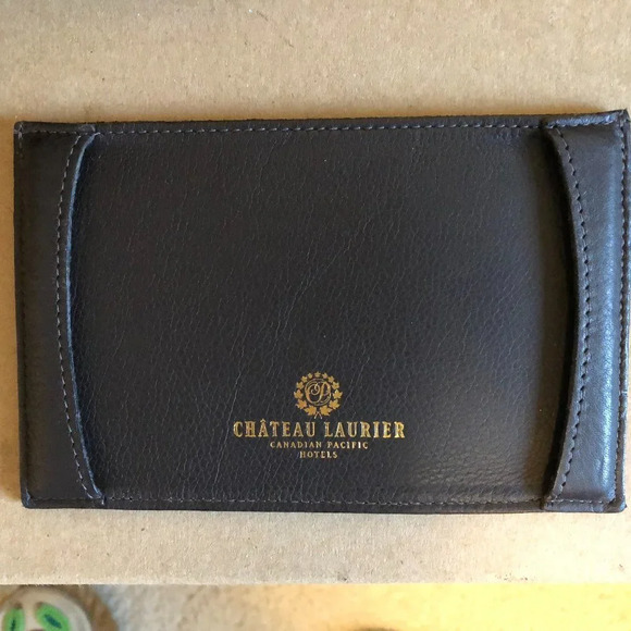 Luxury Genuine Leather Credit Card + Notes Holder Brown Sz OS NWOT - Picture 2 of 5